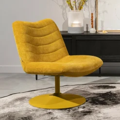 Zuiver Draaibare Fauteuil Bubba* Fauteuil Stof / Textiel