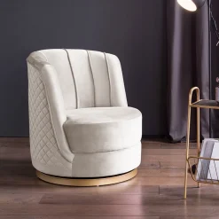 Artistiq Living Draaibare Fauteuil Meggie Velvet* Fauteuil Stof / Textiel|Fauteuil Velvet / Fluweel