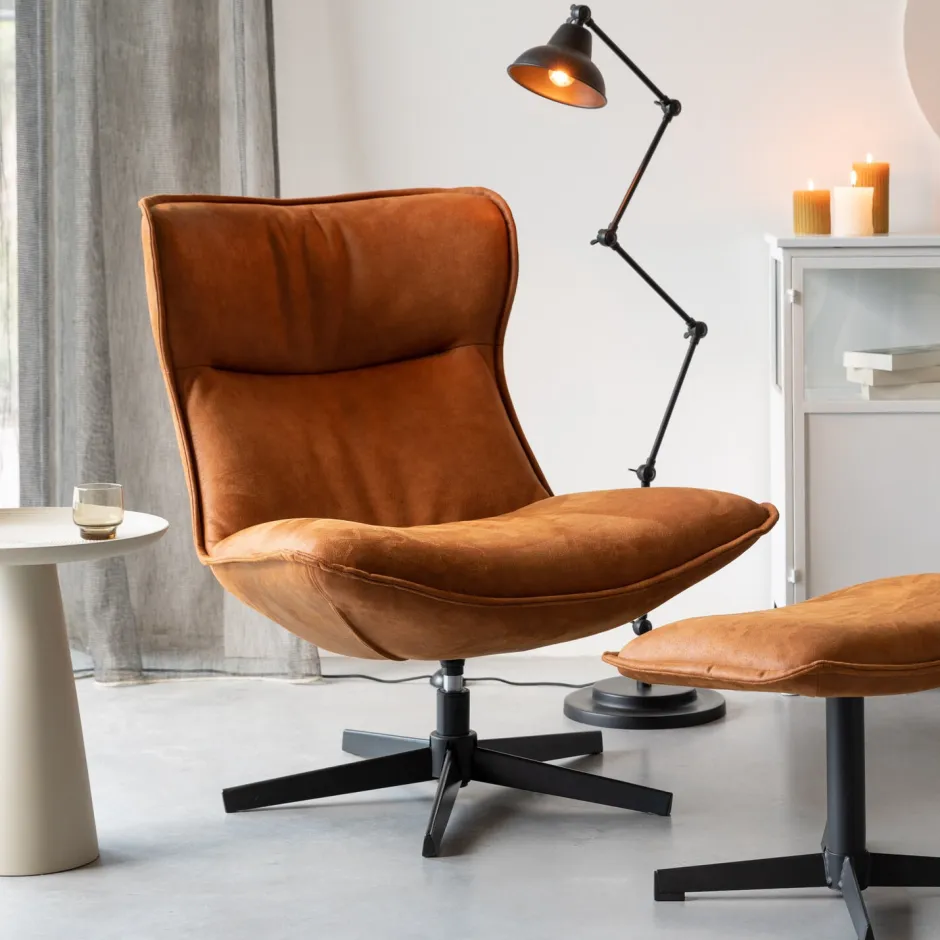 ZILT Draaifauteuil Belisama Lederlook* Fauteuil Stof / Textiel