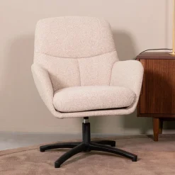LABEL51 Draaifauteuil Chill Zone Bouclé* Fauteuil Stof / Textiel|Fauteuil Bouclé / Teddy