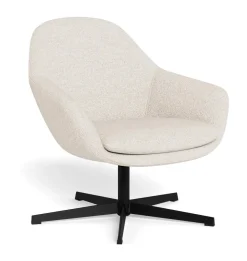 Bendt Draaifauteuil Corley Bouclé, kleur Crème* Fauteuil Stof / Textiel|Fauteuil Bouclé / Teddy