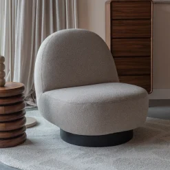 Zuiver Draaifauteuil Eden Stof* Fauteuil Stof / Textiel