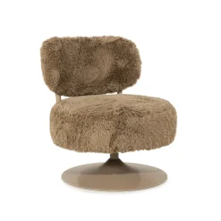 By-Boo Draaifauteuil Furlo Furry* Fauteuil Stof / Textiel