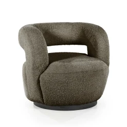 Eleonora Draaifauteuil Sharon Bouclé* Fauteuil Stof / Textiel|Fauteuil Bouclé / Teddy