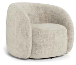 Bendt Draaifauteuil Zackery Chenille, kleur* Fauteuil Stof / Textiel