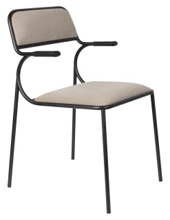 Zuiver Eetkamerstoel Alba Velvet* Eetkamerstoelen Velvet / Fluweel|Beige Eetkamerstoelen