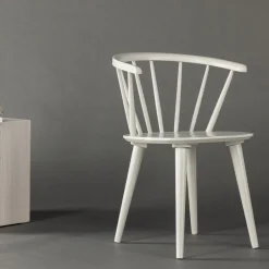 Nohr Eetkamerstoel Araseli Rubberhout* Eetkamerstoelen Met Armleuning