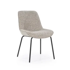 By-Boo Eetkamerstoel Base Bouclé* Eetkamerstoelen Bouclé / Teddy|Eetkamerstoelen Zonder Armleuning