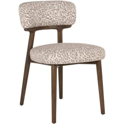 Richmond Interiors Eetkamerstoel Basker Geo stof, kleur* Eetkamerstoelen Zonder Armleuning