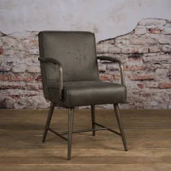 Tower Living Eetkamerstoel Belmonte met armleuning* Eetkamerstoelen Met Armleuning