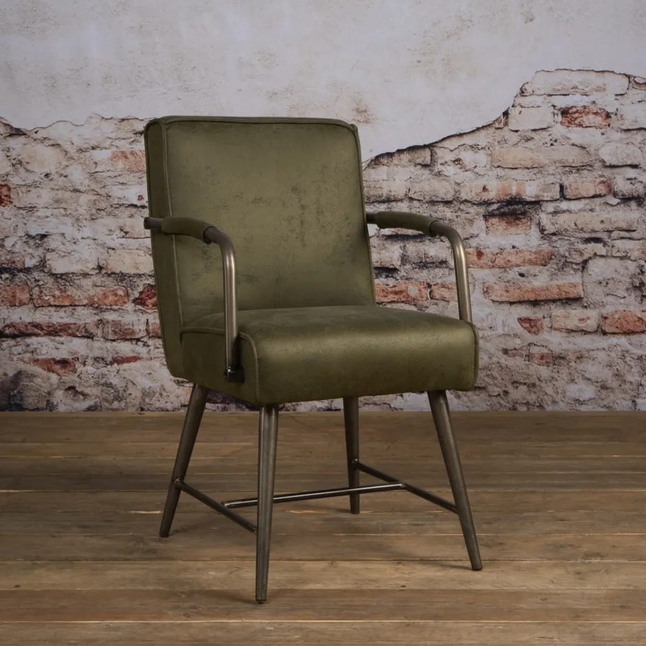 Tower Living Eetkamerstoel Belmonte met armleuning* Eetkamerstoelen Met Armleuning