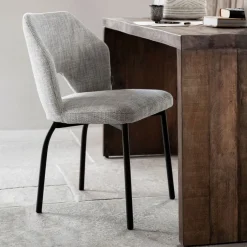 MUST Living Eetkamerstoel Bloom Polaris* Eetkamerstoelen Zonder Armleuning