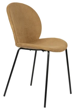 Zuiver Eetkamerstoel Bonnet Ribstof* Eetkamerstoelen Zonder Armleuning