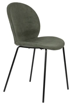 Zuiver Eetkamerstoel Bonnet Ribstof* Eetkamerstoelen Zonder Armleuning