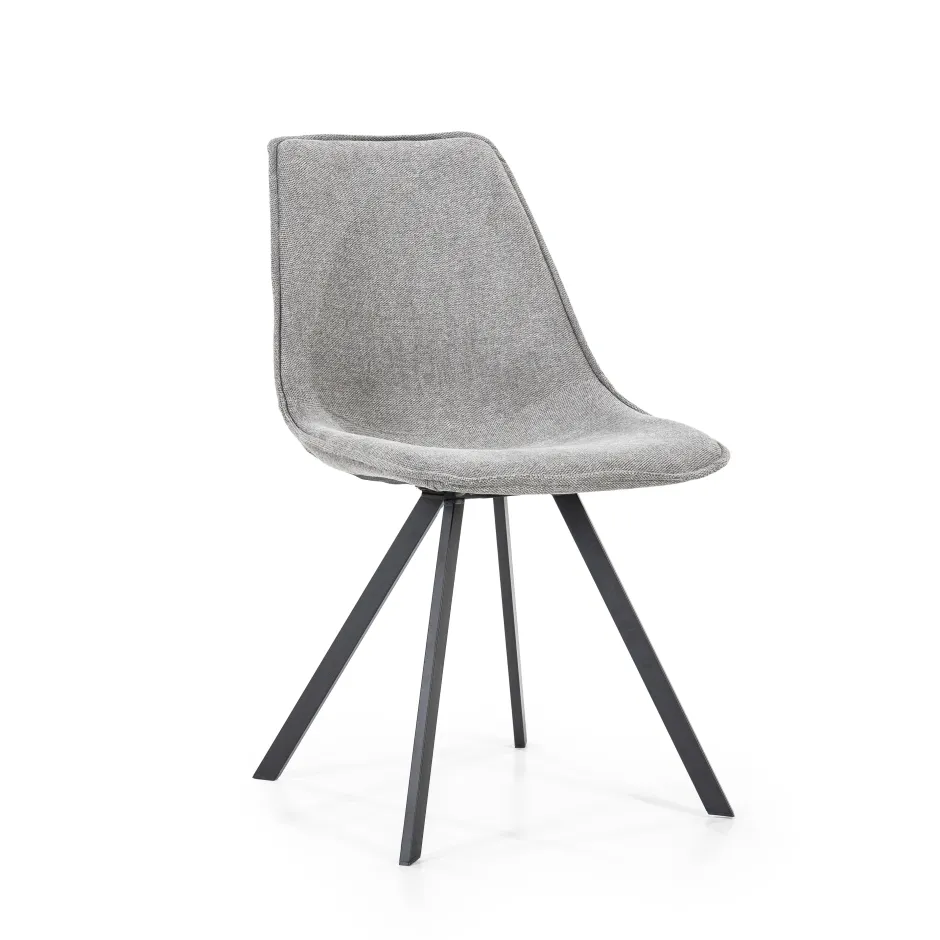 By-Boo Eetkamerstoel Boy* Beige Eetkamerstoelen|Draaibare Eetkamerstoelen