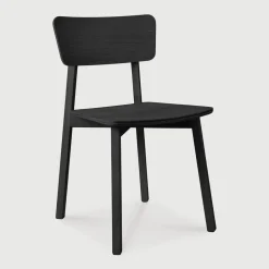 Ethnicraft Eetkamerstoel Casale Gevernist Eikenhout* Eetkamerstoelen Zonder Armleuning