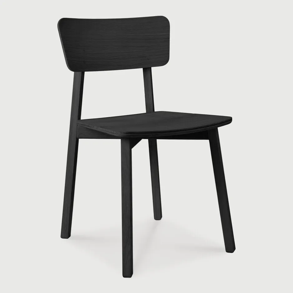 Ethnicraft Eetkamerstoel Casale Gevernist Eikenhout* Eetkamerstoelen Zonder Armleuning