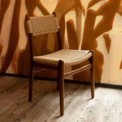 Dutchbone Eetkamerstoel Cecile Beukenhout* Eetkamerstoelen Zonder Armleuning