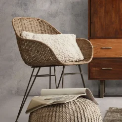 Kave Home Eetkamerstoel Chart Rotan* Eetkamerstoelen Met Armleuning