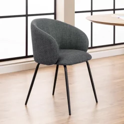 Bendt Eetkamerstoel Cristi Structuurstof* Beige Eetkamerstoelen|Eetkamerstoelen Met Armleuning