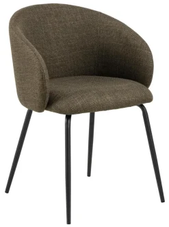 Bendt Eetkamerstoel Cristi Structuurstof* Beige Eetkamerstoelen|Eetkamerstoelen Met Armleuning
