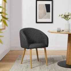 Artistiq Living Eetkamerstoel Espen Structuurstof* Eetkamerstoelen Met Armleuning