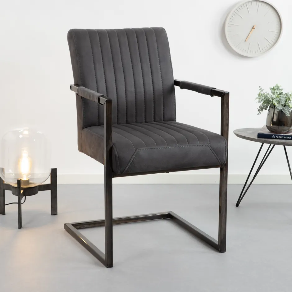Tower Living Eetkamerstoel Ferro met armleuning* Eetkamerstoelen Met Armleuning