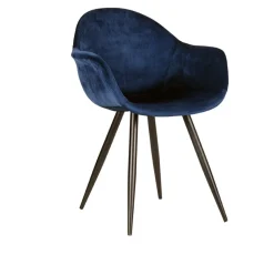 LABEL51 Eetkamerstoel Forli Velvet* Eetkamerstoelen Velvet / Fluweel|Beige Eetkamerstoelen