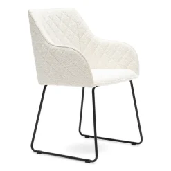 Rivièra Maison Eetkamerstoel Frisco Drive Bouclé, kleur* Eetkamerstoelen Bouclé / Teddy|Eetkamerstoelen Met Armleuning