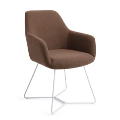 Jesper Home Eetkamerstoel Hiroo Beehive White* Eetkamerstoelen Met Armleuning
