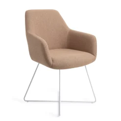 Jesper Home Eetkamerstoel Hiroo Cross White* Eetkamerstoelen Met Armleuning