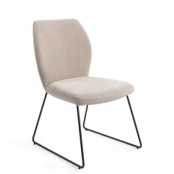 Jesper Home Eetkamerstoel Ikata Slide Black* Beige Eetkamerstoelen|Eetkamerstoelen Zonder Armleuning