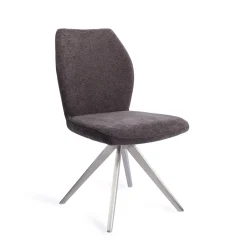 Jesper Home Eetkamerstoel Ikata Turn Steel, Draaibaar* Beige Eetkamerstoelen|Draaibare Eetkamerstoelen