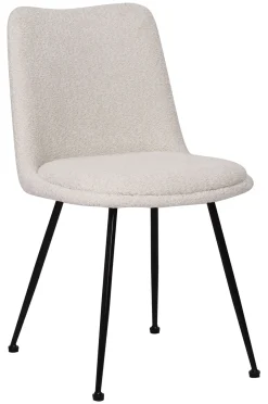 Artistiq Living Eetkamerstoel Janey Bouclé* Eetkamerstoelen Bouclé / Teddy|Eetkamerstoelen Zonder Armleuning