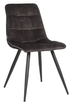 LABEL51 Eetkamerstoel Jelt Velvet* Eetkamerstoelen Velvet / Fluweel|Beige Eetkamerstoelen