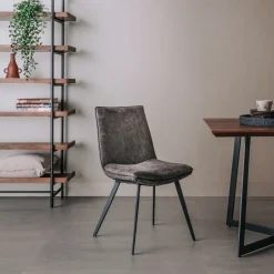 Sohome Eetkamerstoel Kirsten* Eetkamerstoelen Met Leer Of Kunstleer|Eetkamerstoelen Zonder Armleuning