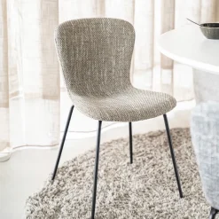 By-Boo Eetkamerstoel Lass* Eetkamerstoelen Zonder Armleuning