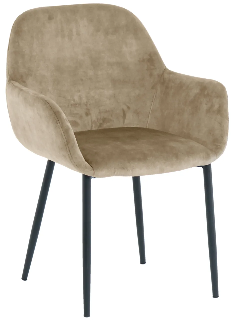 Artistiq Living Eetkamerstoel Linna Velvet* Eetkamerstoelen Velvet / Fluweel|Eetkamerstoelen Met Armleuning