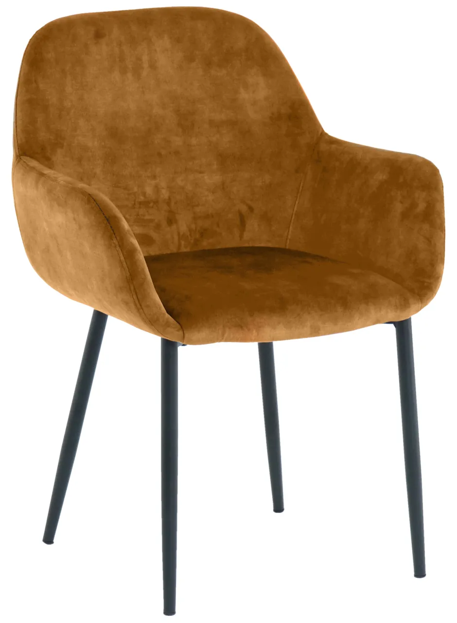 Artistiq Living Eetkamerstoel Linna Velvet* Eetkamerstoelen Velvet / Fluweel|Eetkamerstoelen Met Armleuning