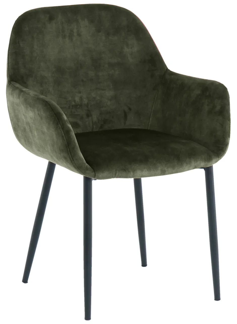 Artistiq Living Eetkamerstoel Linna Velvet* Eetkamerstoelen Velvet / Fluweel|Eetkamerstoelen Met Armleuning