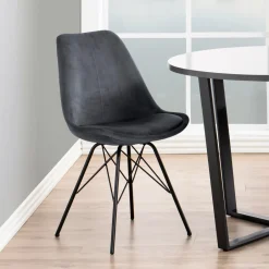 Bendt Eetkamerstoel Liva Velvet* Eetkamerstoelen Velvet / Fluweel|Beige Eetkamerstoelen