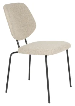 ZILT Eetkamerstoel Lora Bouclé* Beige Eetkamerstoelen|Eetkamerstoelen Bouclé / Teddy