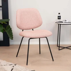 Eleonora Eetkamerstoel Lynn* Beige Eetkamerstoelen|Eetkamerstoelen Zonder Armleuning