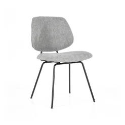 Eleonora Eetkamerstoel Lynn* Beige Eetkamerstoelen|Eetkamerstoelen Zonder Armleuning