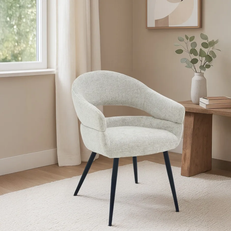 Livingfurn Eetkamerstoel Megan* Eetkamerstoelen Met Armleuning