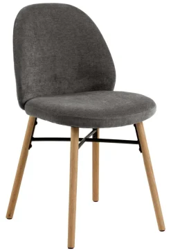 Bendt Eetkamerstoel Mehan Chenille* Chenille Eetkamerstoelen|Eetkamerstoelen Zonder Armleuning