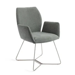 Jesper Home Eetkamerstoel Misaki Beehive Steel* Eetkamerstoelen Met Armleuning