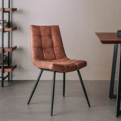 Tower Living Eetkamerstoel Navarra* Eetkamerstoelen Met Leer Of Kunstleer|Eetkamerstoelen Zonder Armleuning