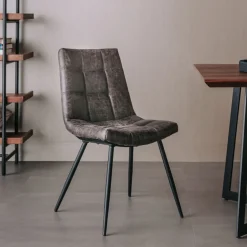 Tower Living Eetkamerstoel Navarra* Eetkamerstoelen Met Leer Of Kunstleer|Eetkamerstoelen Zonder Armleuning
