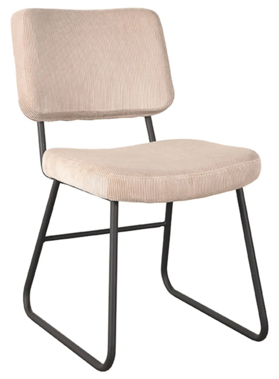 LABEL51 Eetkamerstoel Noah Rib* Eetkamerstoelen Zonder Armleuning